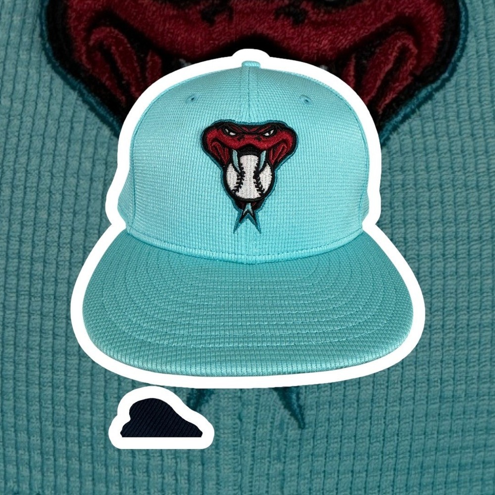 New Era Arizona Diamondbacks 2024 MLB Spring Training Hat Teal Fitted 7 7/8 Cap
